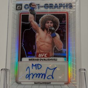 Merab Dvalishvili AUTO Panini Donruss Optic 2022